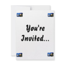 Hermit Crab Star Christmas Tree Design Invite