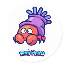 Hermit Crab Sticker