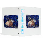 Hermit crab with blue Christmas Holiday tinsel binders