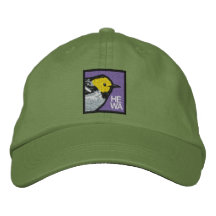 Hermit Warbler (non-distressed) Embroidered Baseball Cap
