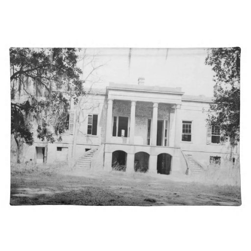 Hermitage Plantation Savannah Placemat Zazzle