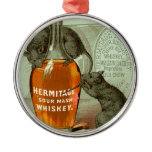 Hermitage Sour Mash Whiskey Christmas Tree Ornaments
