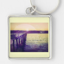 Hermosa Beach, California keychains