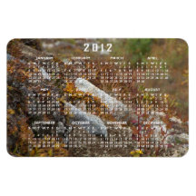 Hermosa Hillside; 2012 Calendar Vinyl Magnet