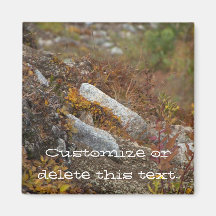 Hermosa Hillside; Customizable Refrigerator Magnet
