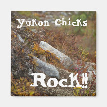 Hermosa Hillside; Yukon Chicks ROCK! Magnets
