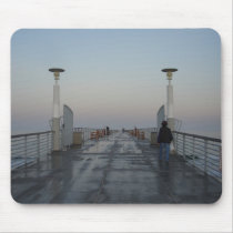 Hermosa Pier, CA mousepads