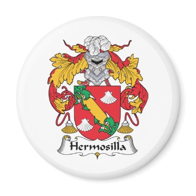 Hermosilla Family Crest Fridge Magnets by coatsofarms