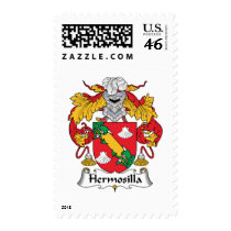 Hermosilla Family Crest postage by coatsofarms Hermosilla Family Crest postage