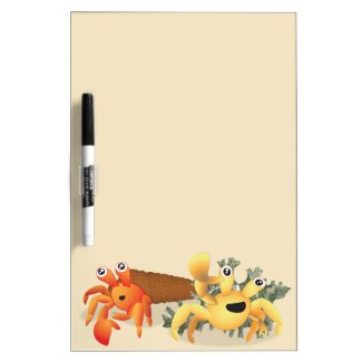 Hermy and Rover Dry Erase Board