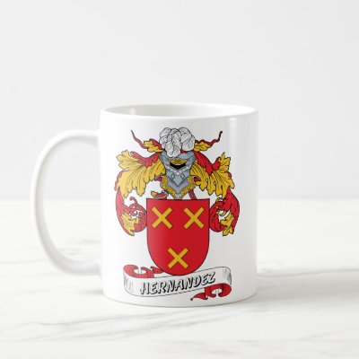 Hernandez Family Crest Mug by coatsofarms