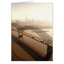 Hernando de Soto Bridge in Memphis Cards