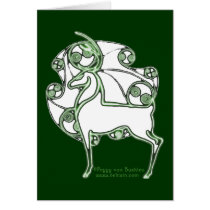 Herne Celtic Deer Card