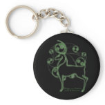 Herne Celtic Deer Keychain, Black