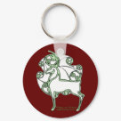round_keychain - A Herne Celtic deer keychain! Buy this green Celtic keychain with an image of a proud white stag representing Herne the Hunter in green and white with a Celtic spiral pattern. The legendary Welsh Herne is also known in Scotland as Cern and in Ireland as Cernnunos, a lord of the Daione Sidhi and protector of the forest.  This cool Celtic white deer symbol of Herne on a fun Celtic keychain is perfect for keeping track of your keys! Don’t forget to take advantage of Beltain’s Zazzel shop’s multiple purchase discounts- The more cool Celtic art gifts you buy from Beltain’s Zazzel shop, the more you save! Looking for More Celtic T-Shirts and gifts ? Then visit our main web site at Beltain celtic art gifts  !