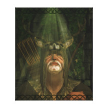 Herne The Hunter Stretched Canvas Print