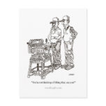 Hernia Cartoon Postcard