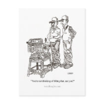 Hernia Cartoon postcards