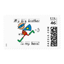 Hero Big Brother Tshirts and Gifts Postage Stamps