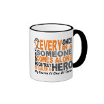 HERO COMES ALONG 1 Cousin LEUKEMIA T-Shirts Coffee Mugs