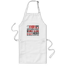 HERO COMES ALONG 1 Mommy LUNG CANCER aprons