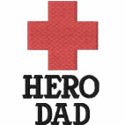 Hero Dad with First Aid Cross Basic Long Sleeve