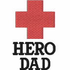 Hero Dad with First Aid Cross Basic T-Shirt
