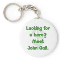 Hero John Galt Keychain