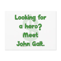 Hero John Galt Post Card