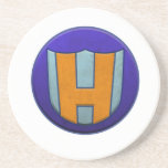 Hero Man & Hero Lass Sandstone Coaster coasters