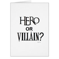 Hero or Villian cards by chrystynen Hero or Villian cards