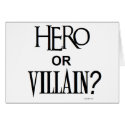 Hero or Villian cards