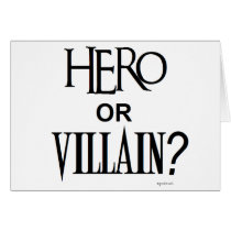 Hero or Villian cards by chrystynen Hero or Villian cards