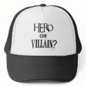Hero or Villian hats