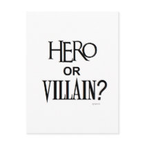 Hero or Villian postcards