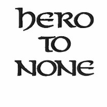 Hero To None embroidered shirts by kiaracer Hero To None embroidered shirts