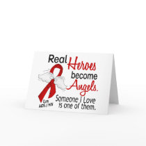 Heroes Become Angels AIDS Card