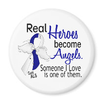 Heroes Become Angels ALS Fridge Magnets