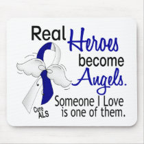 Heroes Become Angels ALS Mousepads