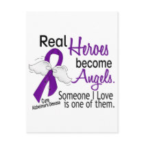 Heroes Become Angels Alzheimer's Disease Post Cards