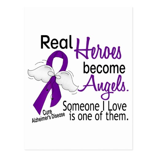 Heroes Become Angels Alzheimer's Disease Post Cards