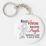 Heroes Become Angels Bone Cancer Key Chain
