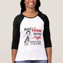 Heroes Become Angels Brain Cancer Shirts
