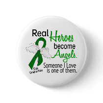 Heroes Become Angels Cerebral Palsy Pinback Buttons