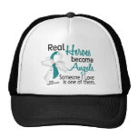 Heroes Become Angels Cervical Cancer Mesh Hat
