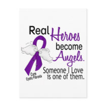 Heroes Become Angels Cystic Fibrosis Post Card