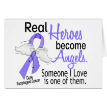 Heroes Become Angels Esophageal Cancer Greeting Card