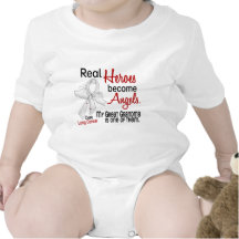 Heroes Become Angels Great Grandma Lung Cancer T-shirts