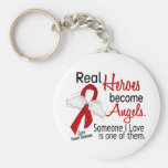 Heroes Become Angels Heart Disease Key Chain