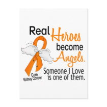 Heroes Become Angels Kidney Cancer Postcard
